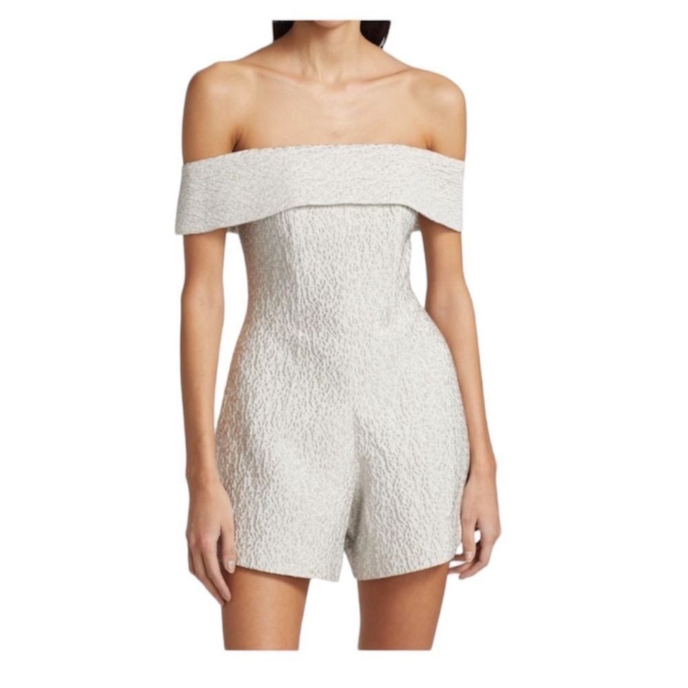 Jonathan SIMKHAI Valerie off the shoulder romper